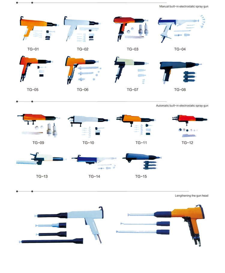 Electrostatic Paint Small Powder Coating Painting Spraying Gun Equipment Machine